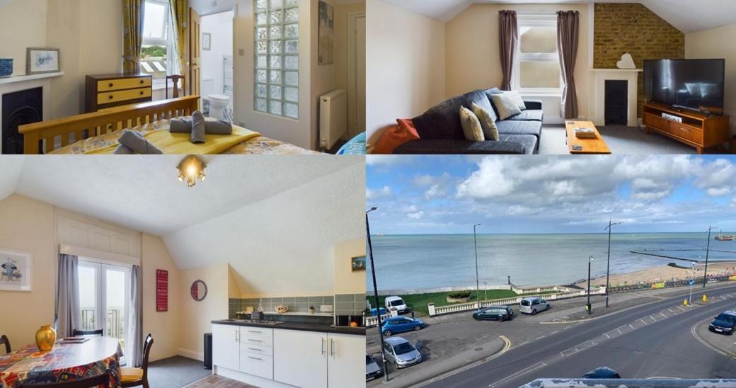 Flat, Amazing Balcony Sea View, Bike Store, With Sun Deck Margate Esterno foto